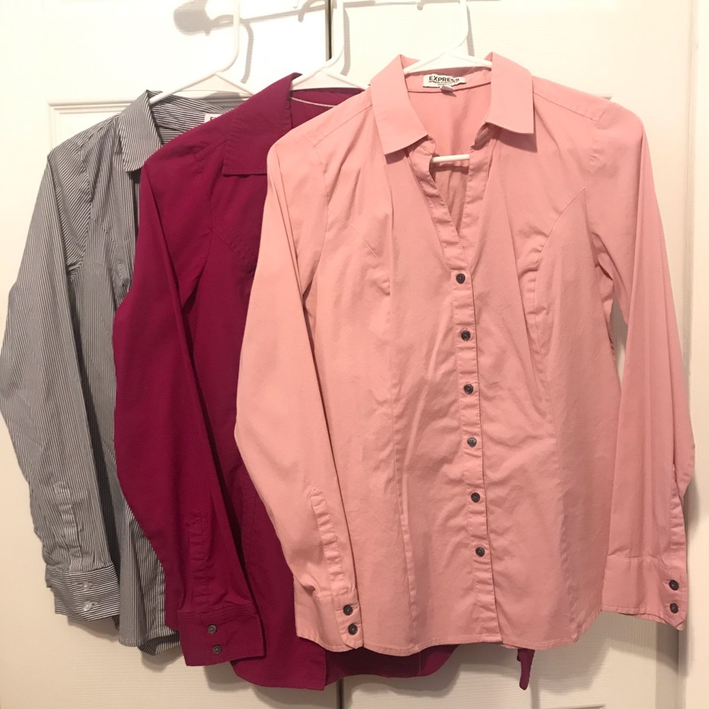 Express button down shirts